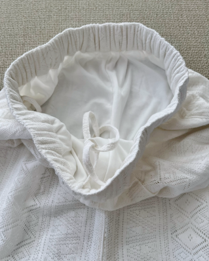 レースワイドパンツ