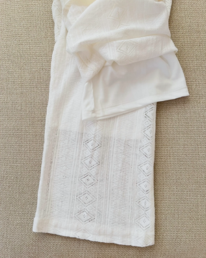 レースワイドパンツ