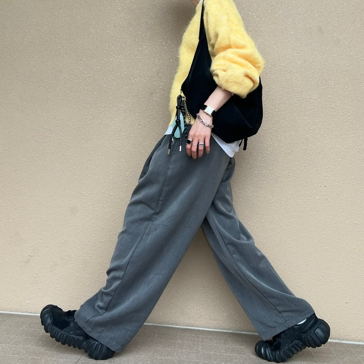 ふわふわニットプルオーバー