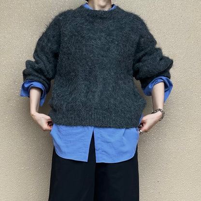 ふわふわニットプルオーバー