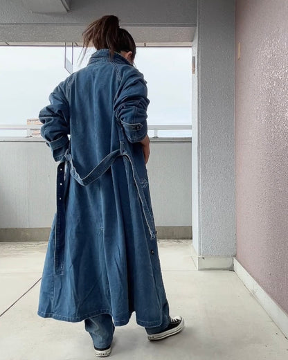 デニムロングコート