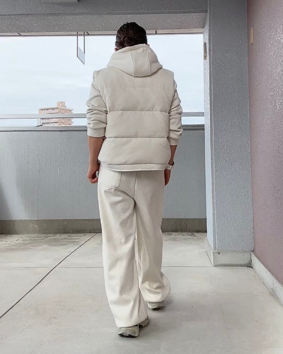 スウェットスリーピースセットアップ
