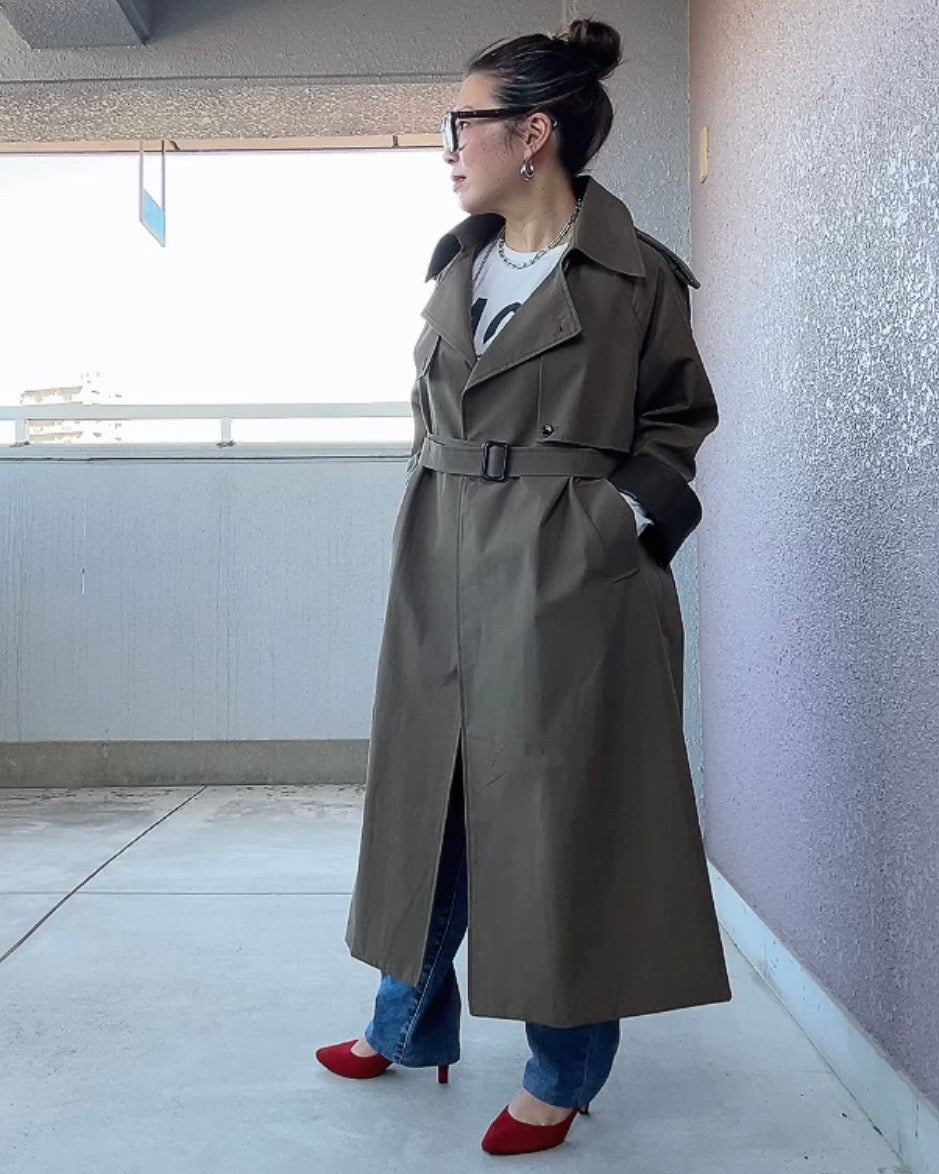 ロングトレンチコート