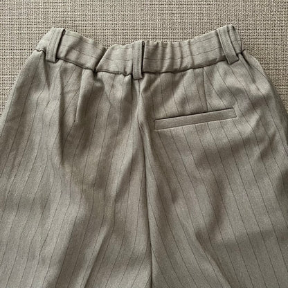杢ストライプタックパンツ