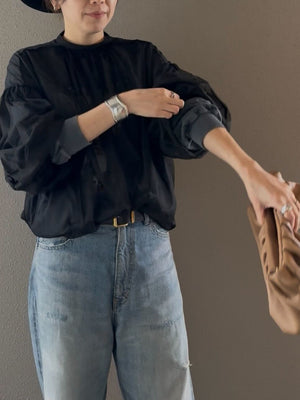 チュールブラウスキャミソールセット