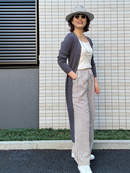ロングカーディガン