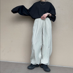 ボリューム袖ロングカットソー