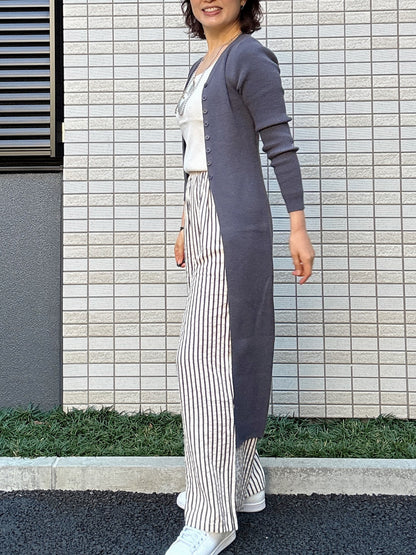ロングカーディガン