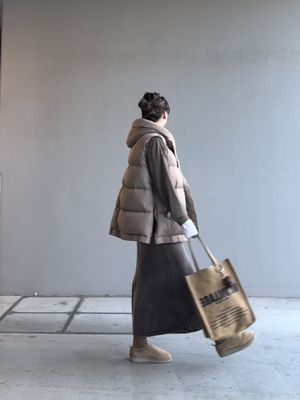 ヴィンテージウォッシュニットスカート