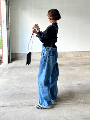 デニムサロペット