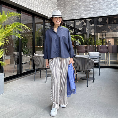 ストライプ バウンディングパンツ