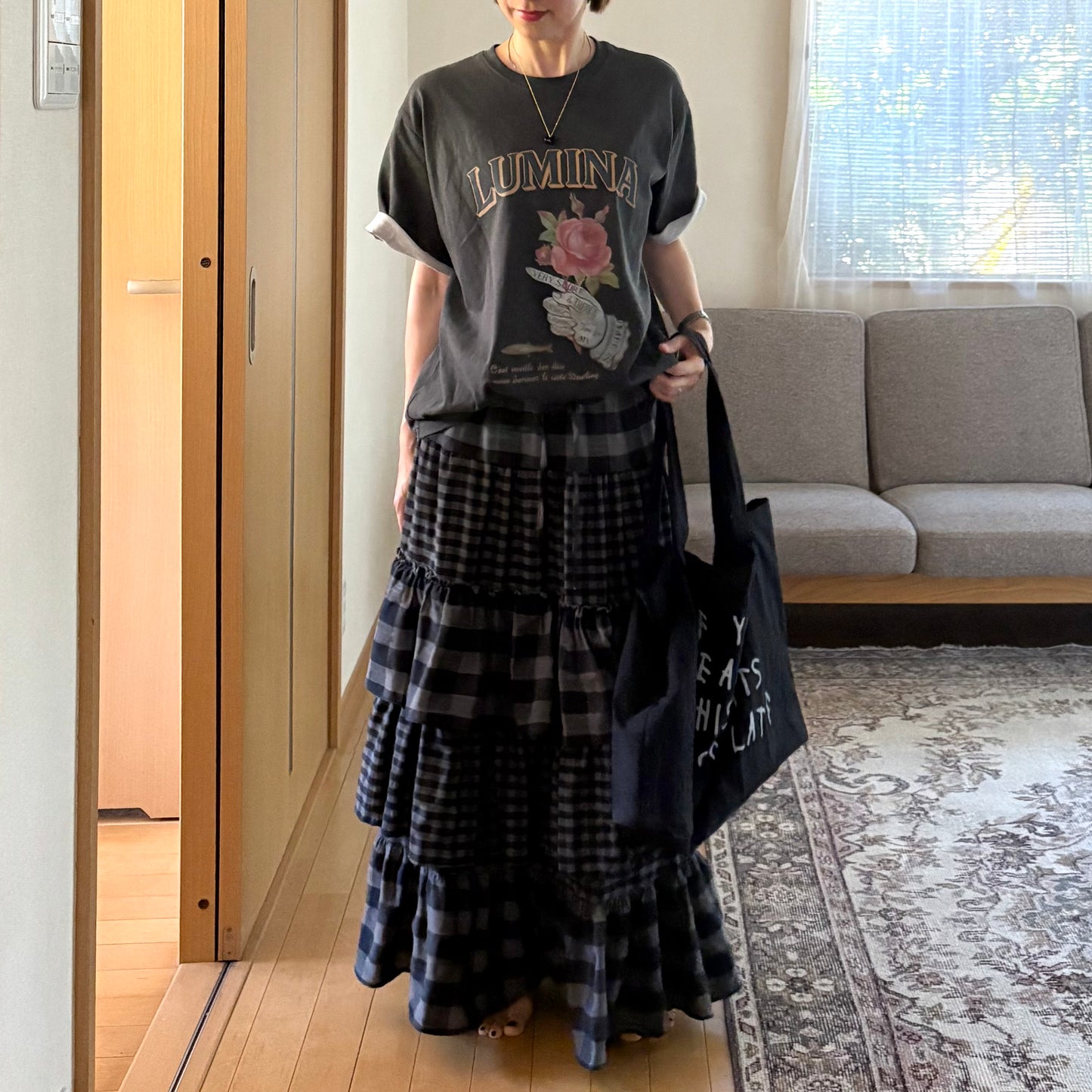 ローズ×ハンド ヴィンテージアートTEE（３色）