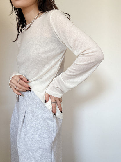 テンセルウールカットソー