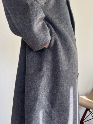 ダブルブレストロングコート