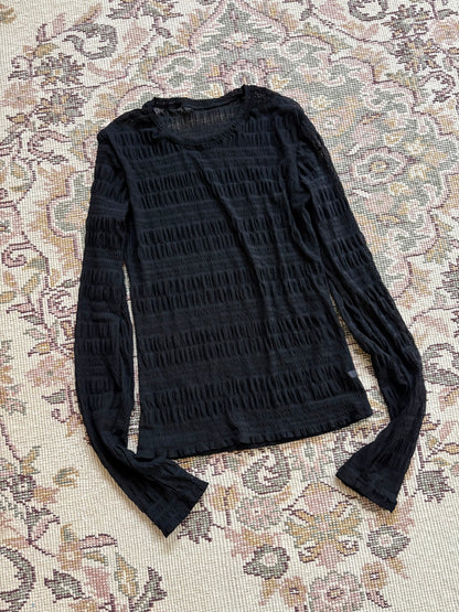 シャーリングシアーカットソー