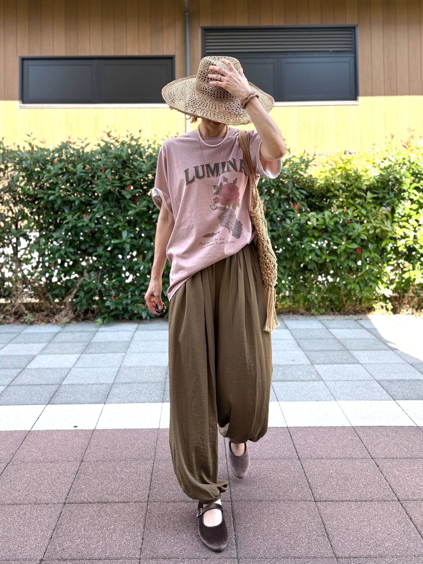 ローズ×ハンド ヴィンテージアートTEE（３色）