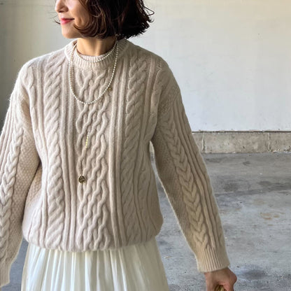 3colorアランニット