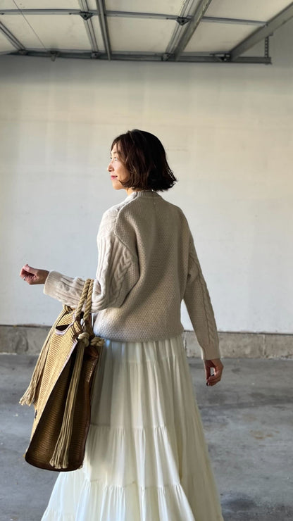 3colorアランニット