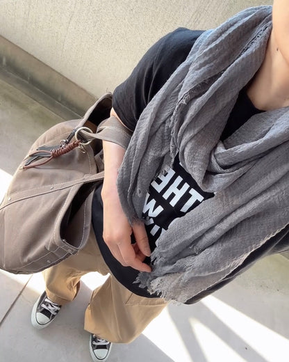 綿ガーゼショール