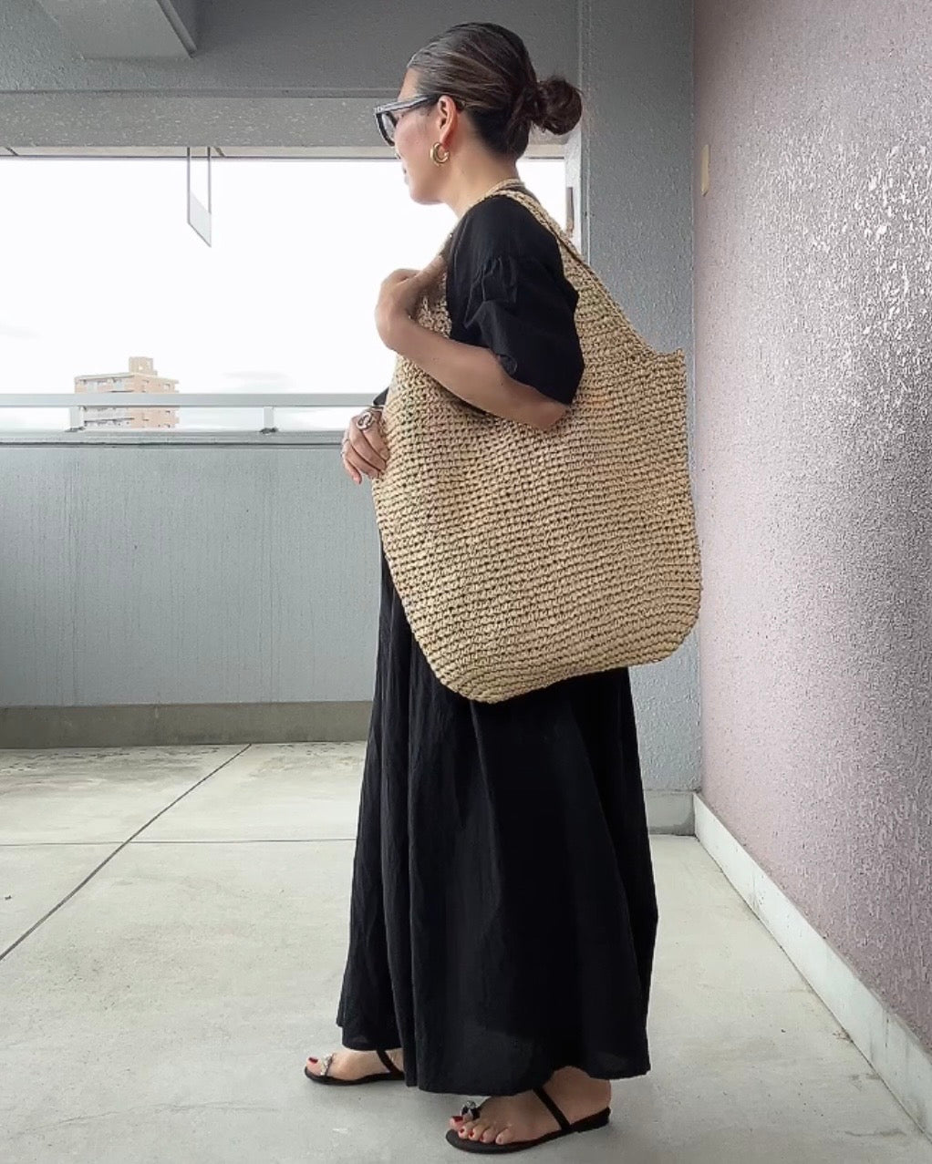 ビッグメッシュショルダーバッグ