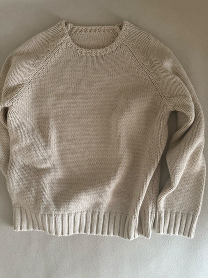 ラウンドネックニット