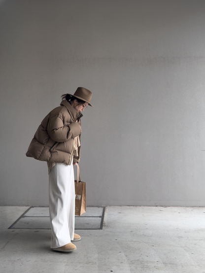 バンディングイージーワイドパンツ