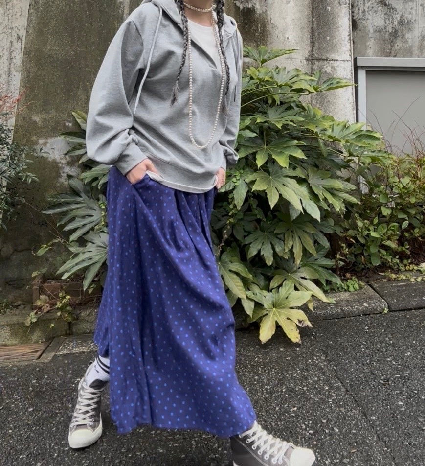 レイヤードパーカー