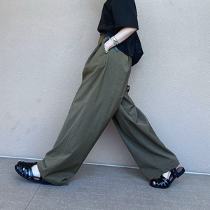 麻ライクタックパンツ