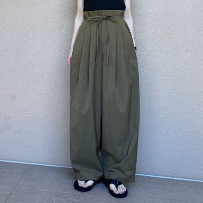 麻ライクタックパンツ