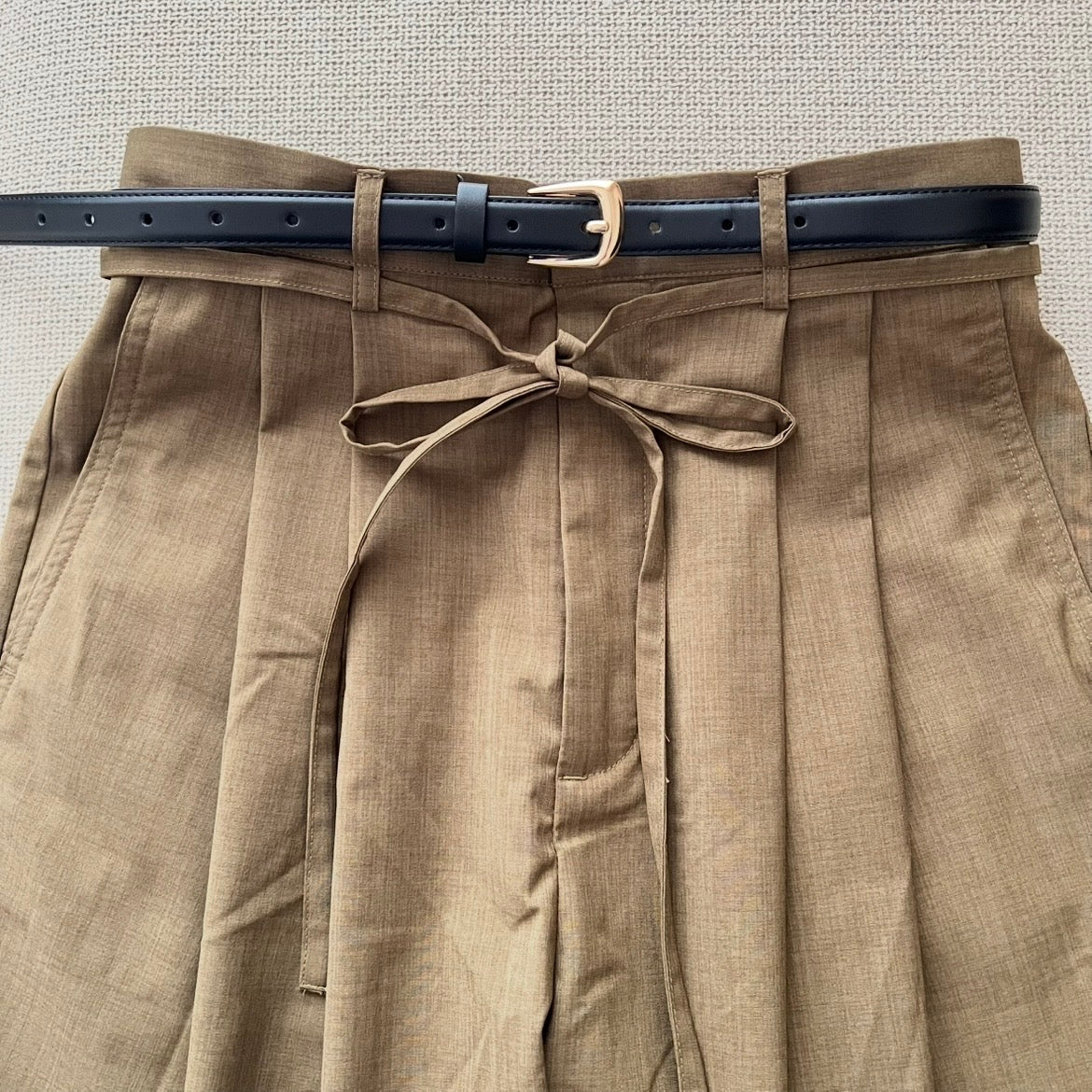 麻ライクタックパンツ