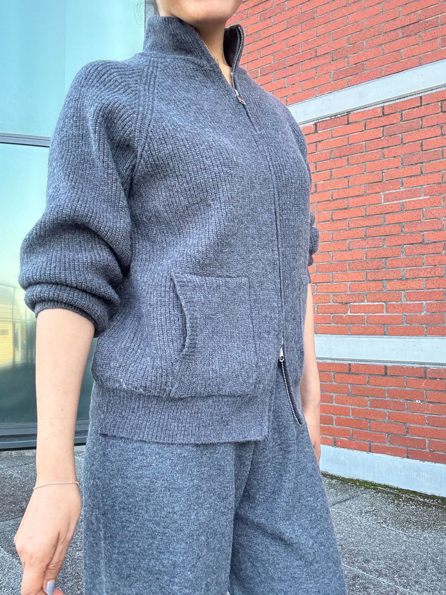 ジップニットセットアップ