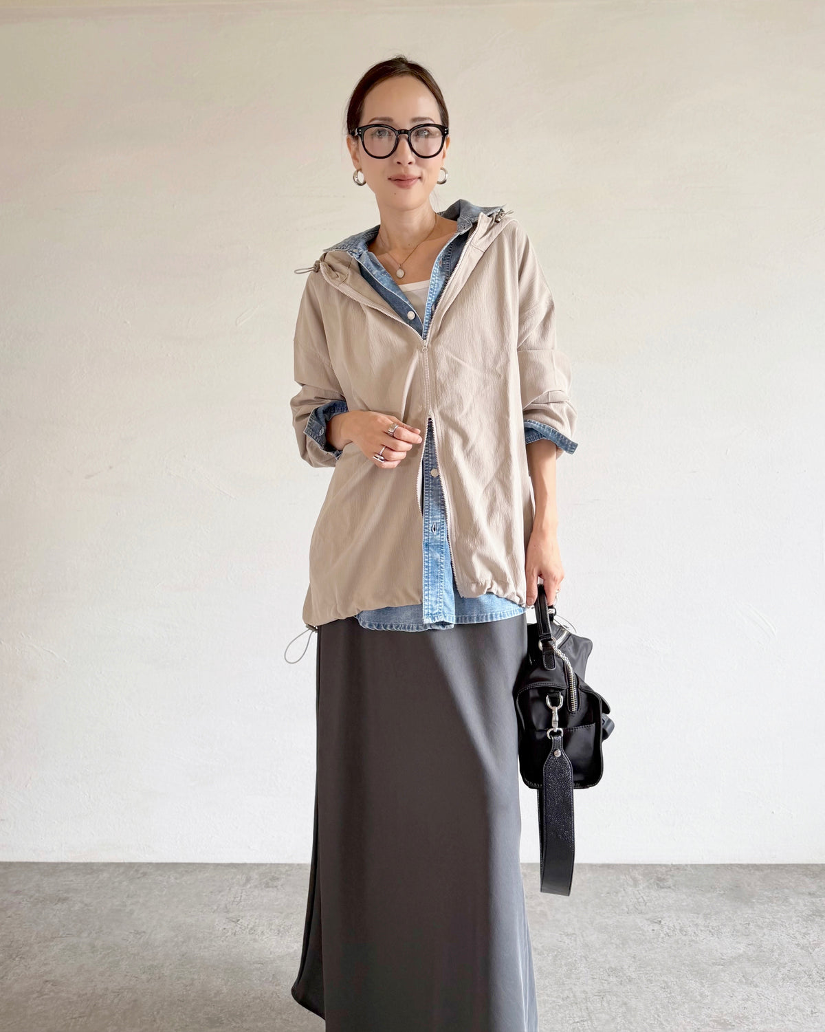 ドロストフードブルゾン