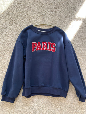 PARISネイビースウェット
