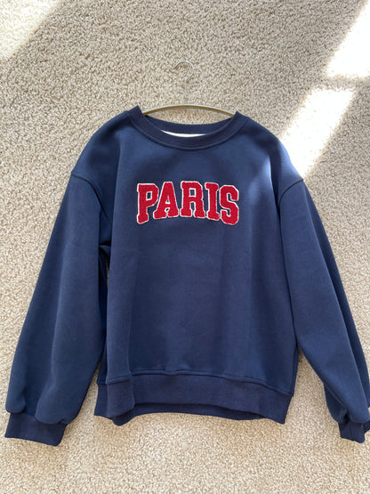 PARISネイビースウェット
