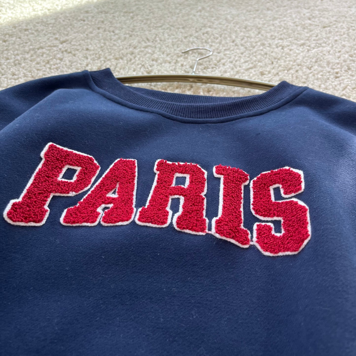 PARISネイビースウェット