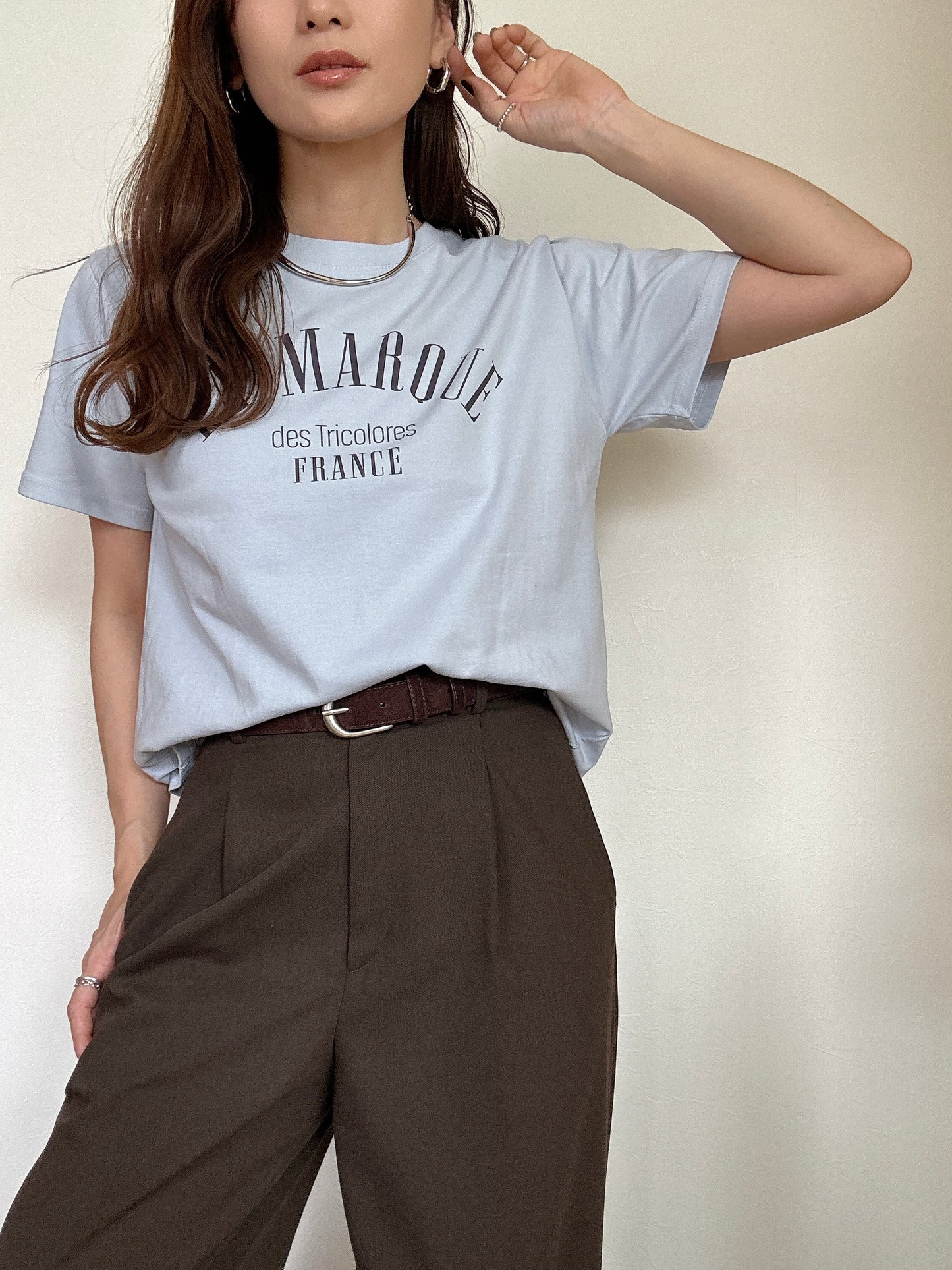 LA MAROUE ロゴTシャツ