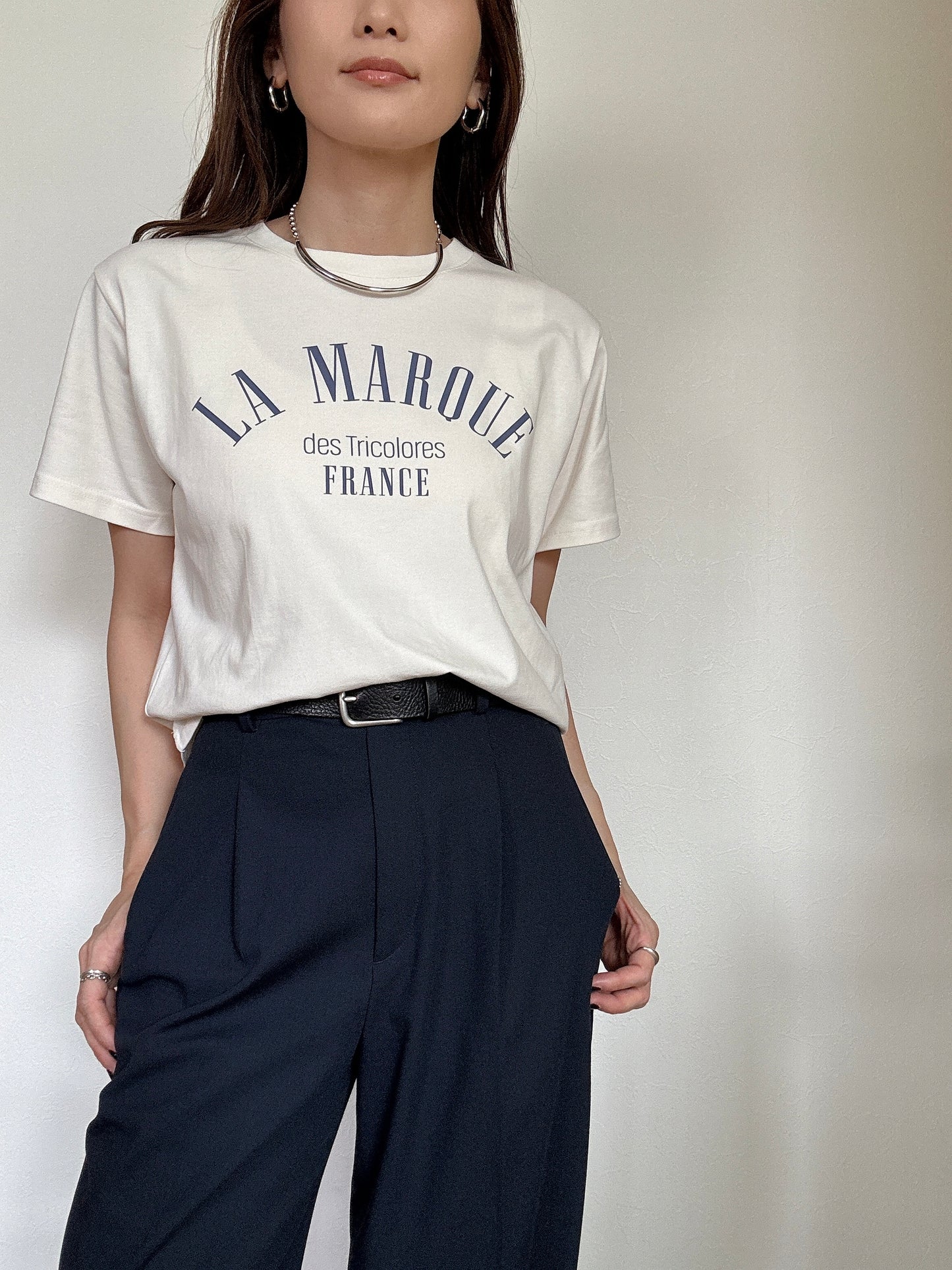 LA MAROUE ロゴTシャツ