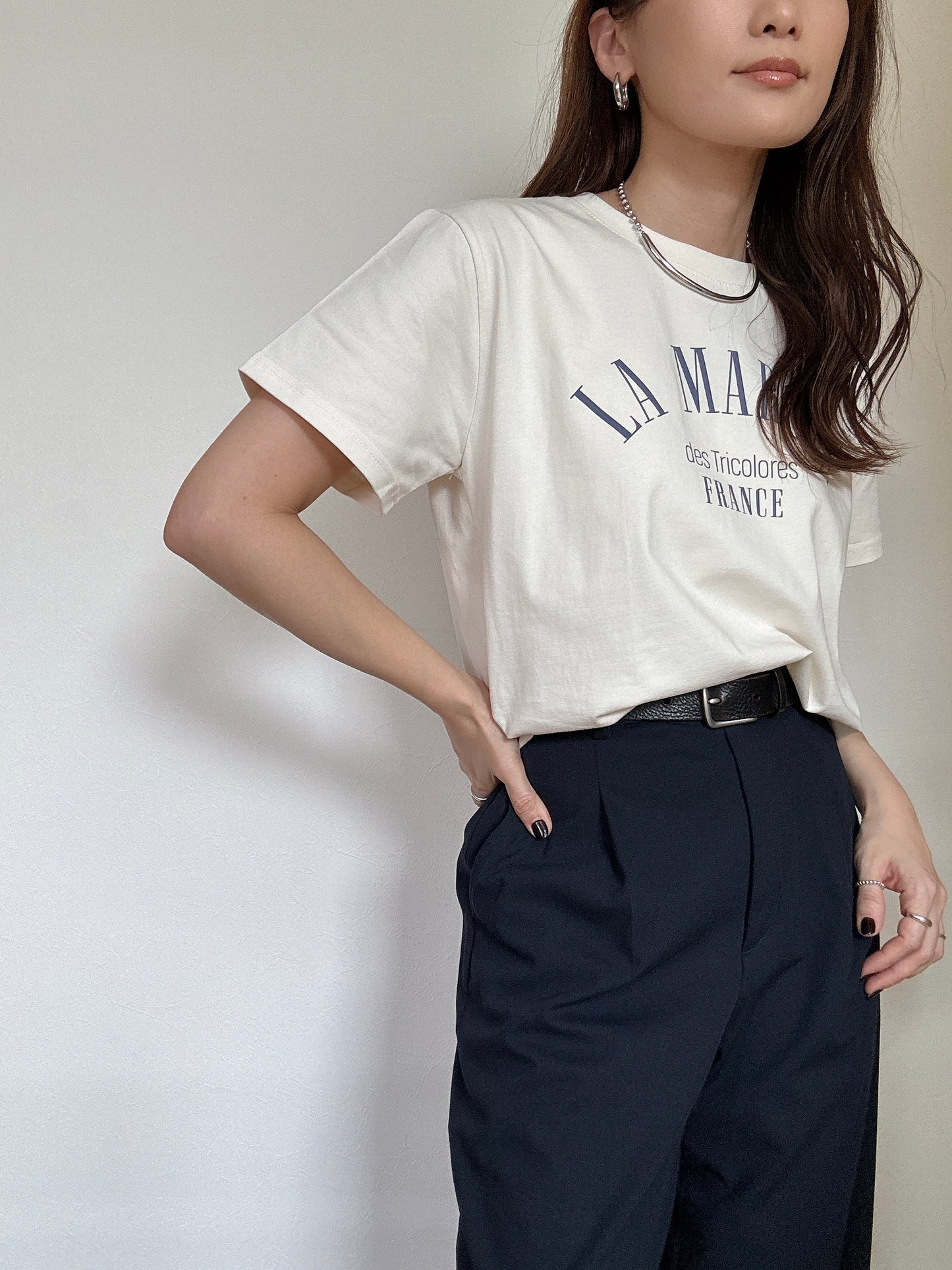LA MAROUE ロゴTシャツ