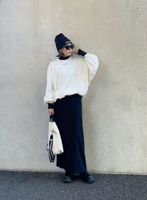 オーバーサイズスウェットシャツ