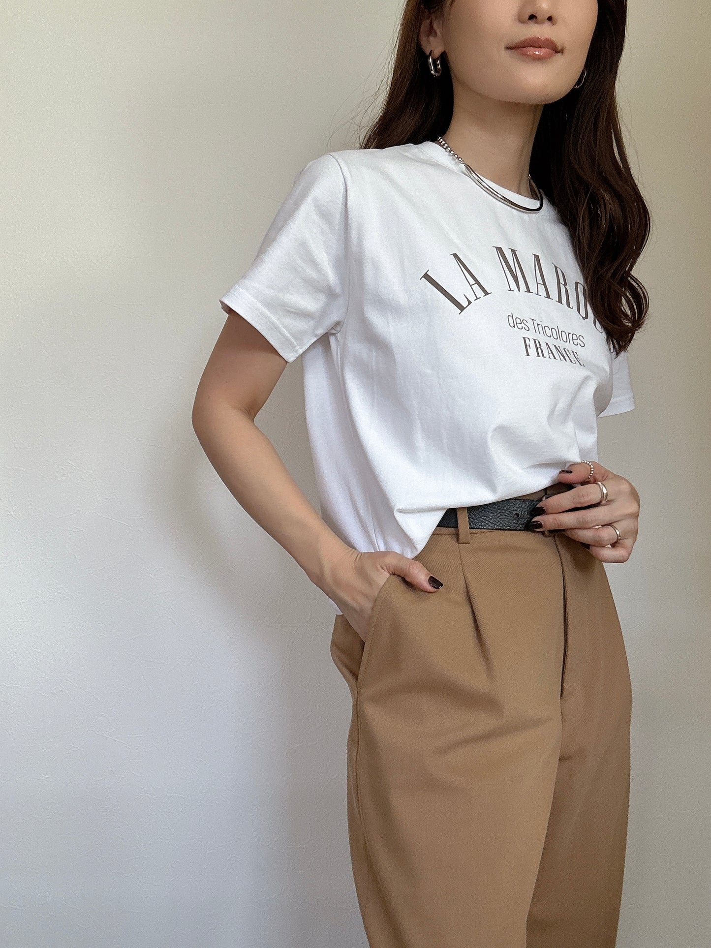LA MAROUE ロゴTシャツ
