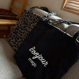 レオパードボア リバーシブルBAG