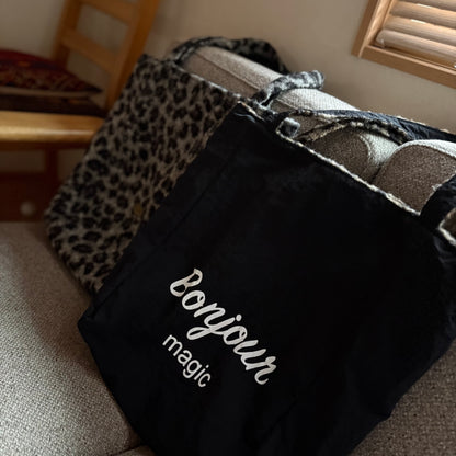 レオパードボア リバーシブルBAG