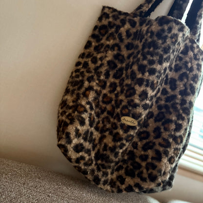 レオパードボア リバーシブルBAG