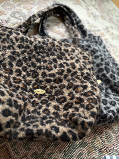 レオパードボア リバーシブルBAG