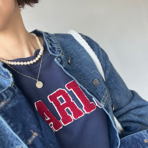 PARISネイビースウェット