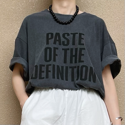 ワントーンロゴBOXTシャツ