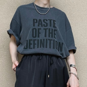 ワントーンロゴBOXTシャツ