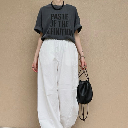 ワントーンロゴBOXTシャツ