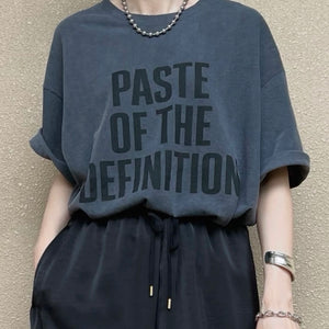 ワントーンロゴBOXTシャツ