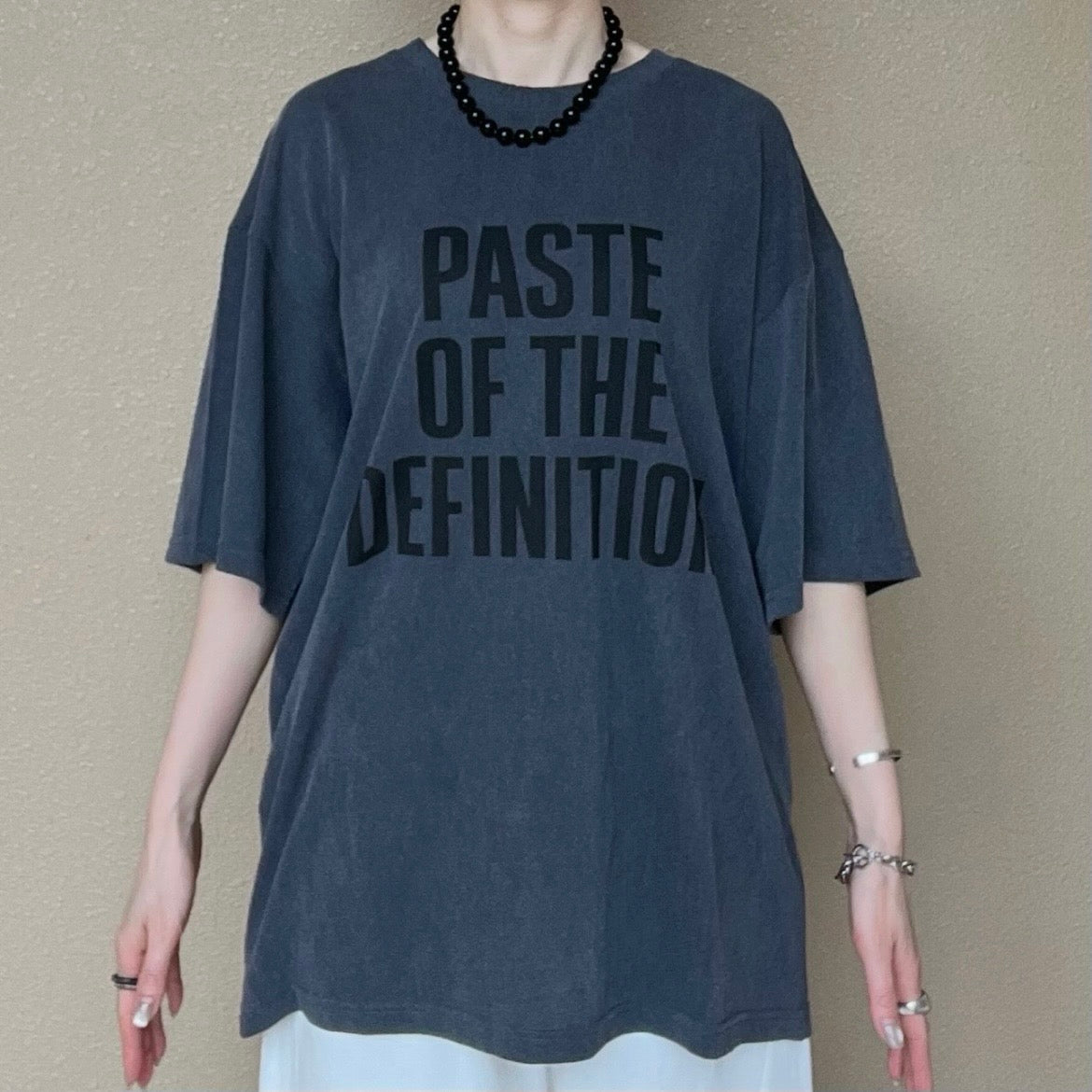 ワントーンロゴBOXTシャツ